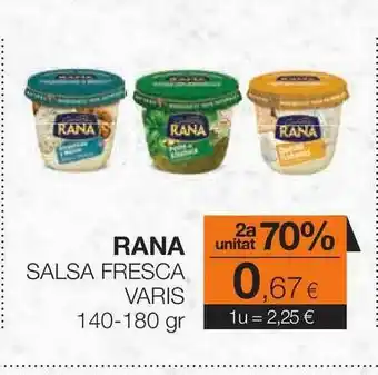 Plusfresc Rana Salsa Fresca Varis 140-180gr oferta