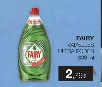 Plusfresc Fairy Vaixelles Ultra Poder 800ml oferta