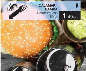 Plusfresc Calamar I Gamba Hamburguesa 80gr oferta