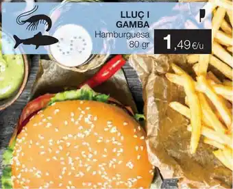 Plusfresc Lluç I Gamba Hamburguesa 80gr oferta