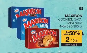 Plusfresc Maxibon Cookies Nata Mini Nata 4-6u 325-380gr oferta