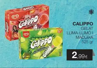 Plusfresc Calippo Gelat Llima-llimó Maduixa 525gr oferta
