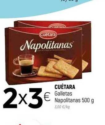 Coviran Cuétara Galletas Napolitanas 500g oferta