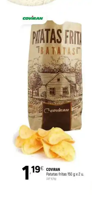 Coviran Coviran Patatas Fritas 150g x 2 oferta