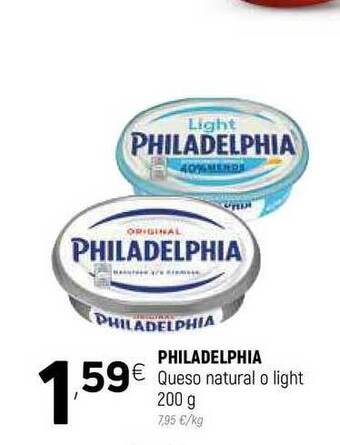 Coviran Philadelphia Queso Natural O Light 200g oferta