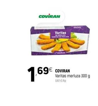 Coviran Coviran Varitas Merluza 300g oferta