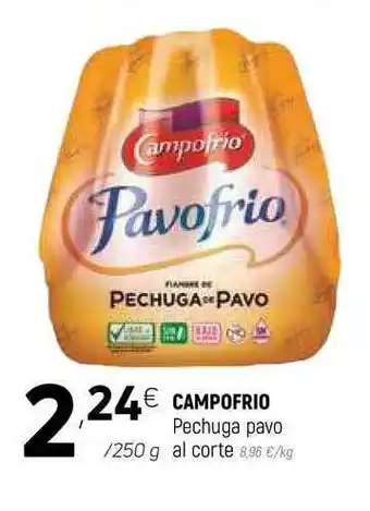 Coviran Campofrio Pechuga Pavo 250g oferta