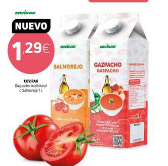 Coviran Coviran Gazpacho Tradicional O Salmorejo 1L oferta
