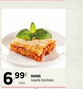 Coviran Vamos Lasaña Boloñesa oferta