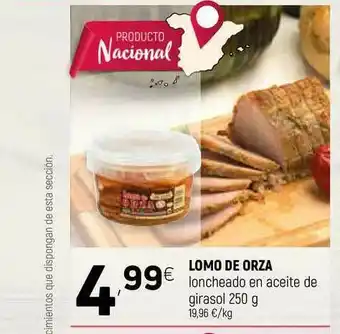 Coviran Lomo De Orza Loncheado En Aceite De Girasol 250g oferta