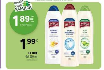 Coviran La Toja Gel 650ml oferta