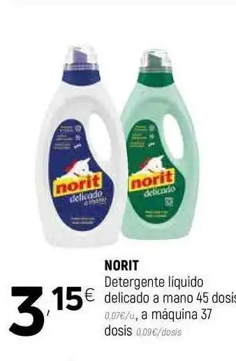 Coviran Norit Detergente Líquido Delicado A Mano oferta