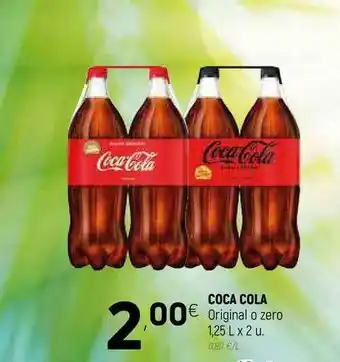Coca Cola Original O Zero 1,25L x 2u