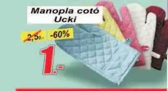 Manopla cotó ucki