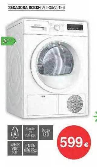 Milar Secadora bosch wtr85v91es oferta