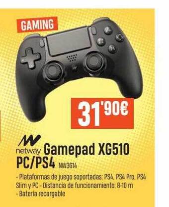 PCBox Netway gamepad xg510 pc ps4 oferta