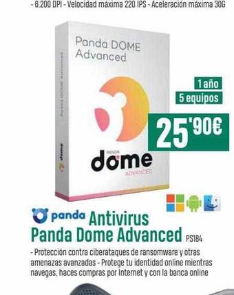 PCBox Panda antivirus panda dome advanced oferta