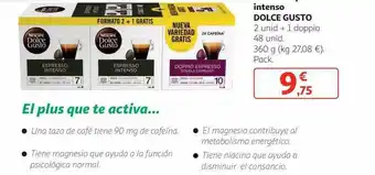 Alcampo Intenso dolce gusto oferta