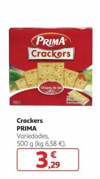 Alcampo Crackers prima variedades oferta
