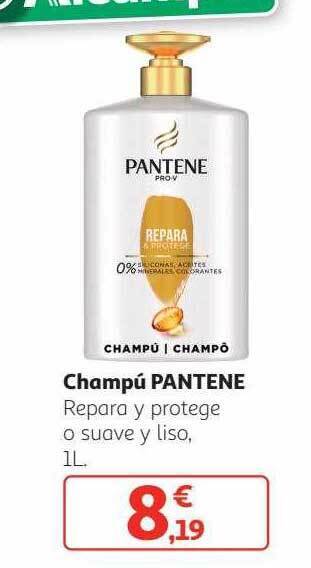 Alcampo Champú pantene repara y protege o suave y liso oferta