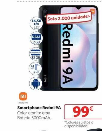 Alcampo Smartphone redmi 9a oferta