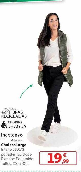 Alcampo Inextenso chaleco largo oferta