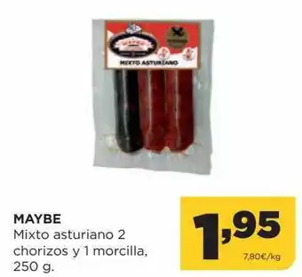 Alimerka Maybe mixto asturiano 2 chorizo y 1 morcilla oferta