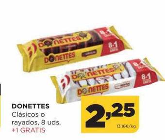 Alimerka Donettes clásicos o rayados oferta