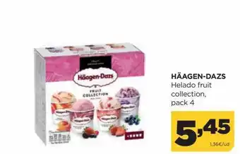 Alimerka Häagen-dazs helado fruit collection oferta