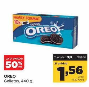 Alimerka La 2a unidad 50% dto oreo galletas oferta