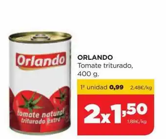Alimerka Orlando tomate triturado oferta
