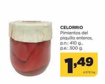 Alimerka Celorrio pimientos del piquillo enteros oferta