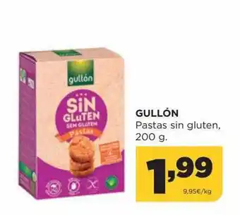 Alimerka Gullón pastas sin gluten oferta