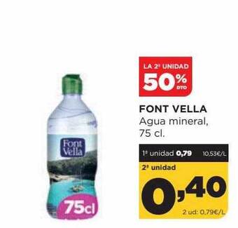 Alimerka La 2a unidad 50% dto font vella agua mineral oferta