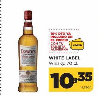 Alimerka White label whisky oferta
