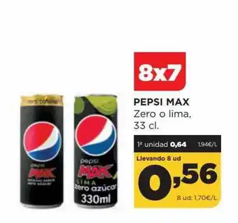Alimerka Pepsi max zero o lima oferta