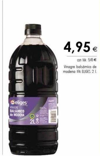 Cash Ifa Vinagre balsámico de modena ifa eliges oferta