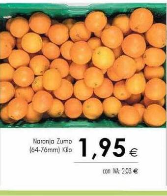 Cash Ifa Naranja zumo kilo oferta
