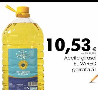 Cash Ifa Aceite girasol el vareo garrafa oferta