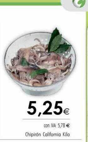 Cash Ifa Chipirón california kilo oferta