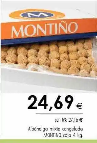 Cash Ifa Albóndiga mixta congelada montiño caja oferta