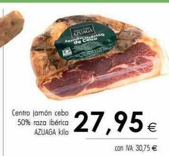 Cash Ifa Centro jamón cebo 50% raza ibérica azuaga kilo oferta