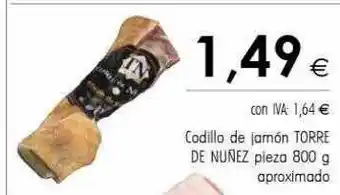 Cash Ifa Codilla de jamón torre de nuñez pieza aproximado oferta