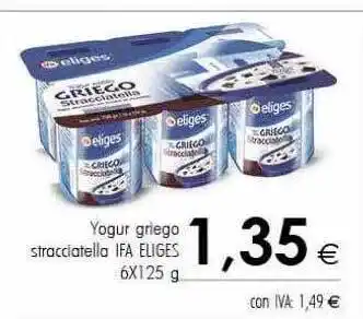 Cash Ifa Yogur griego stracciatella ifa eliges oferta