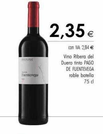 Cash Ifa Vino ribera del duero tinto pago de fuentevega roble botella oferta