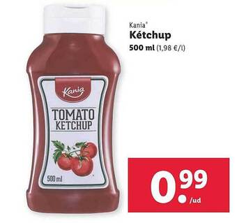 Lidl Kania kétchup oferta