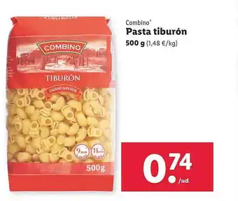 Lidl Combino pasta tiburón oferta