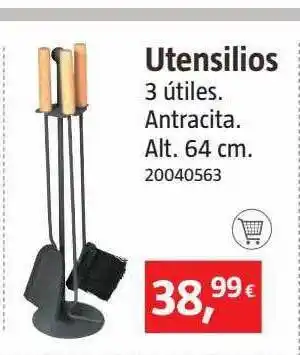 Bauhaus Utensilios 3 útiles antracita alt 64 cm oferta