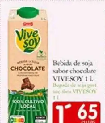 Supermercados Bip Bip Bebida de soja sabor chocolate vivesoy oferta