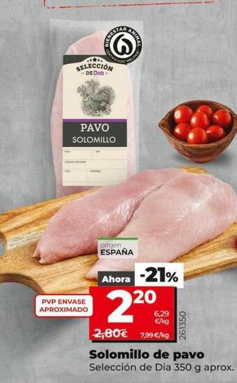 Dia Solomillo de pavo oferta